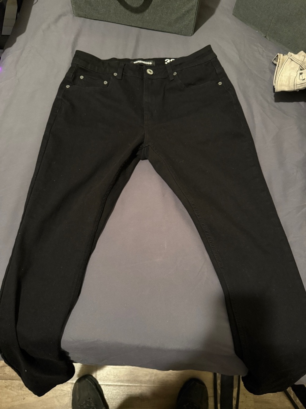 Men's Black Skinny Jeans - Classic Slim Fit